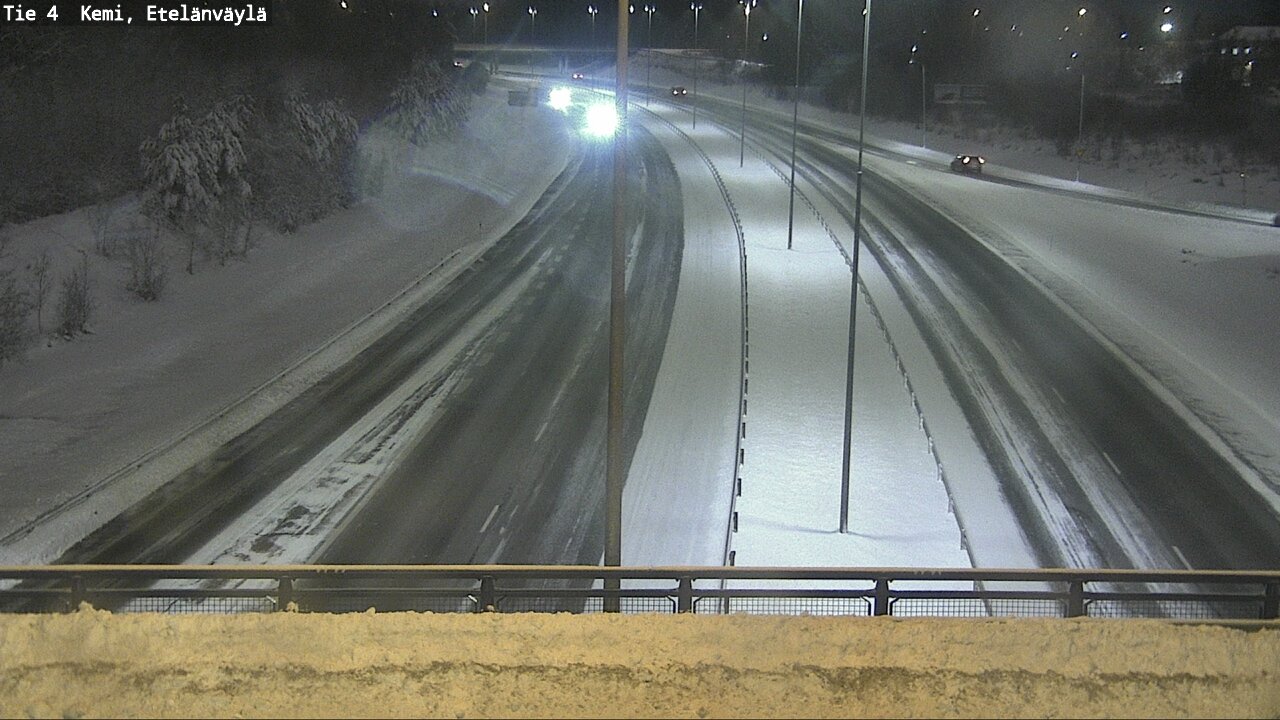 Kelikamerat Kuva Tie 4 Kemi, Etelänväylä, Kemi, Lappi