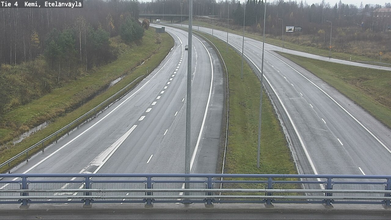 Weather Camera Image Väg 4 Kemi, Etelänväylä, Kemi, Lappi