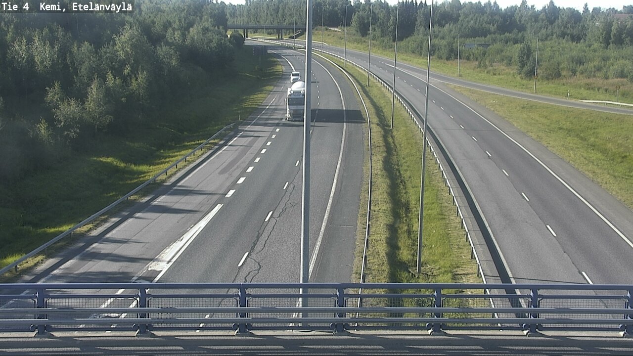 Weather Camera Image Road 4 Kemi, Etelänväylä, Kemi, Lappi