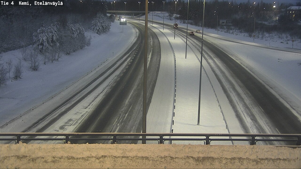 Kelikamerat Kuva Tie 4 Kemi, Etelänväylä, Kemi, Lappi