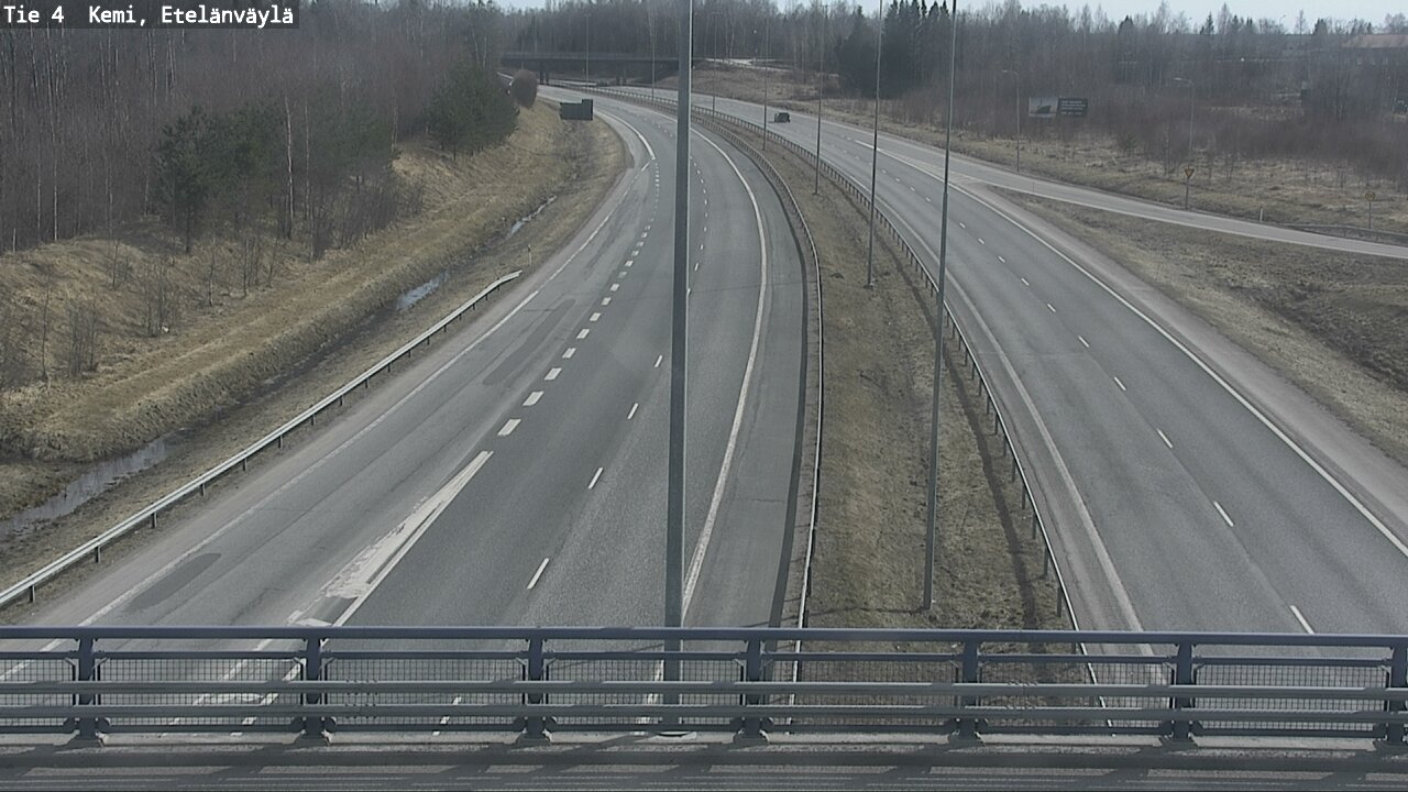 Weather Camera Image Väg 4 Kemi, Etelänväylä, Kemi, Lappi