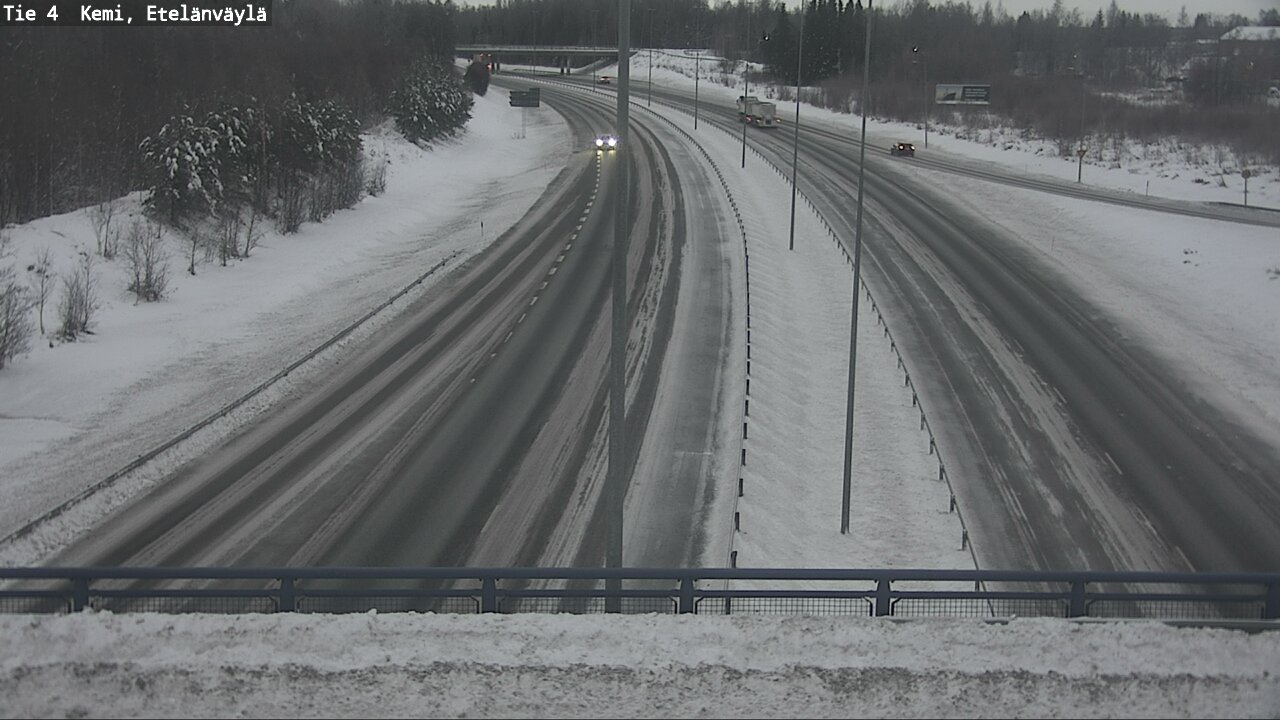 Weather Camera Image Väg 4 Kemi, Etelänväylä, Kemi, Lappi