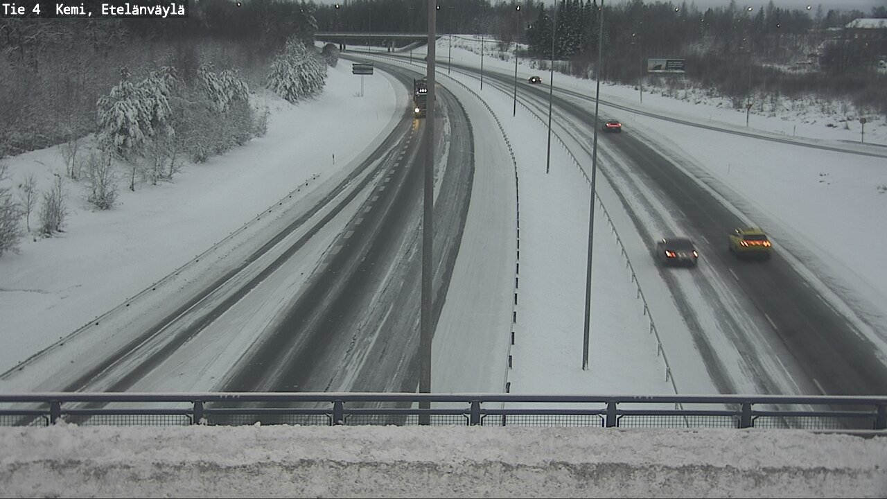 Kelikamerat Kuva Tie 4 Kemi, Etelänväylä, Kemi, Lappi