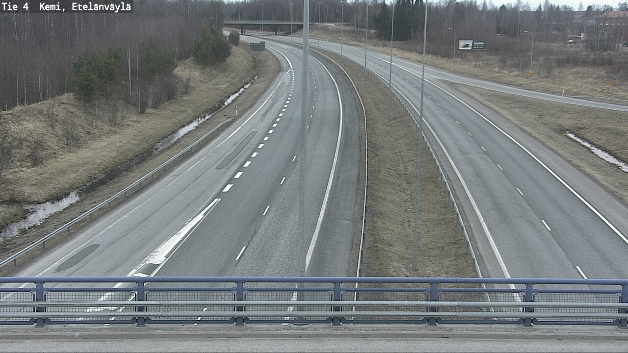 Weather Camera Image Road 4 Kemi, Etelänväylä, Kemi, Lappi