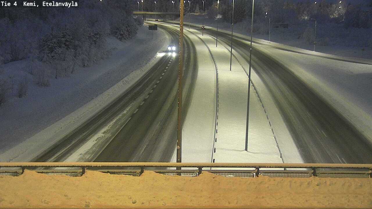 Kelikamerat Kuva Tie 4 Kemi, Etelänväylä, Kemi, Lappi