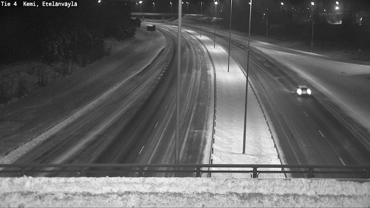 Weather Camera Image Road 4 Kemi, Etelänväylä, Kemi, Lappi