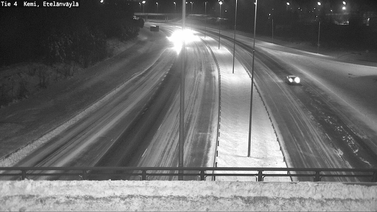 Weather Camera Image Road 4 Kemi, Etelänväylä, Kemi, Lappi