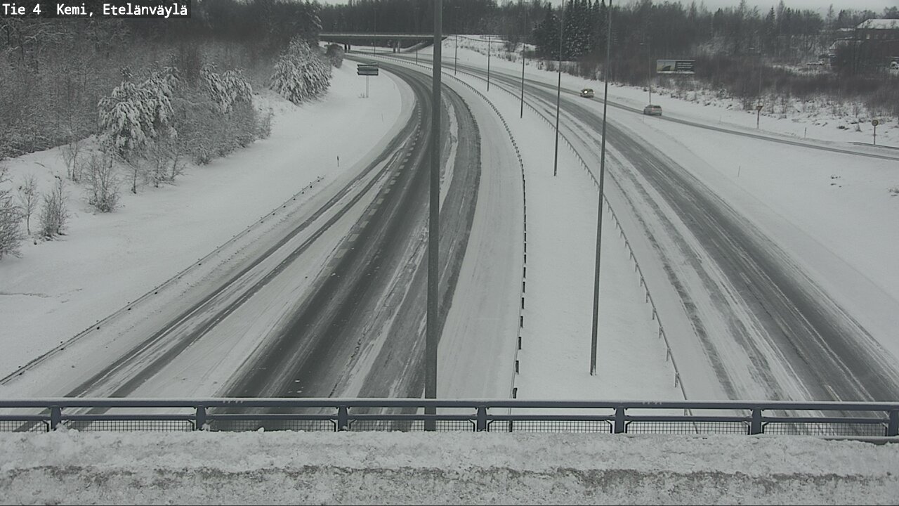 Kelikamerat Kuva Tie 4 Kemi, Etelänväylä, Kemi, Lappi