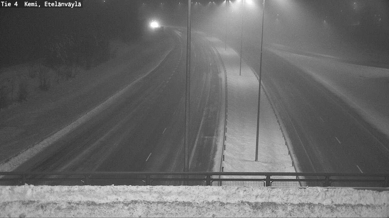 Weather Camera Image Road 4 Kemi, Etelänväylä, Kemi, Lappi