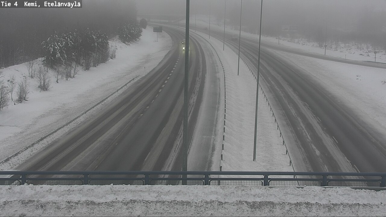 Weather Camera Image Väg 4 Kemi, Etelänväylä, Kemi, Lappi