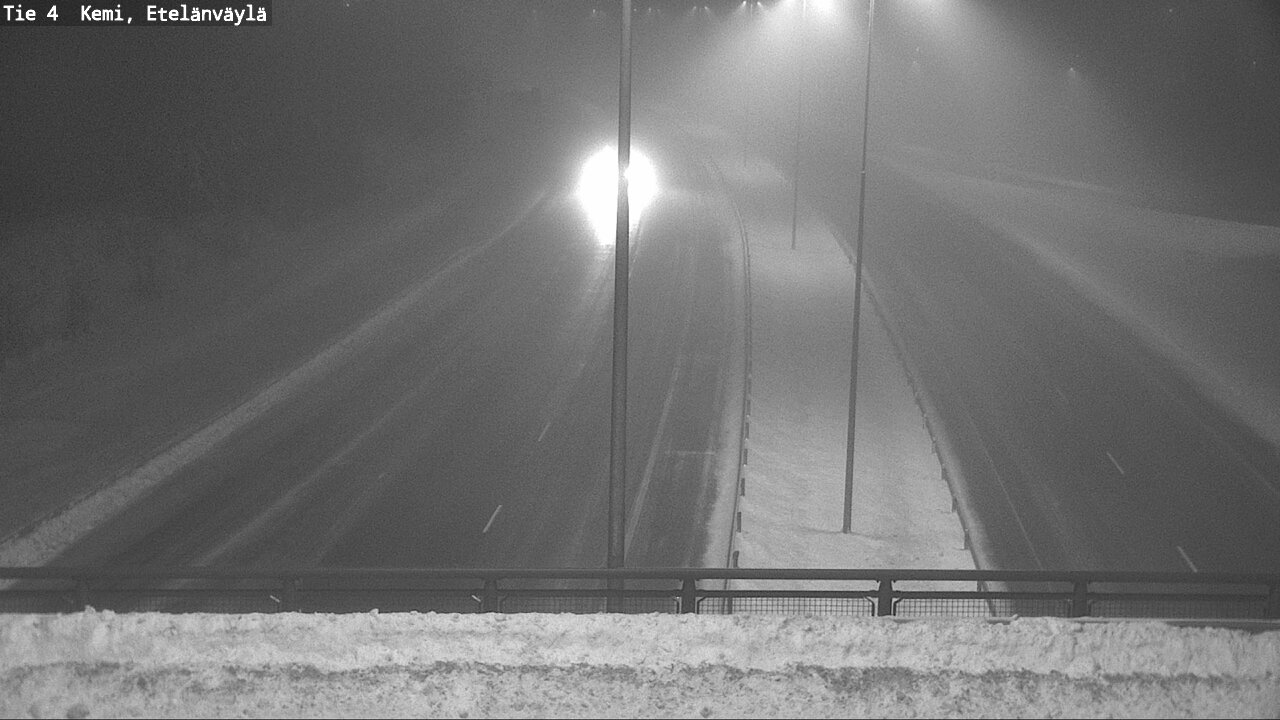 Weather Camera Image Road 4 Kemi, Etelänväylä, Kemi, Lappi