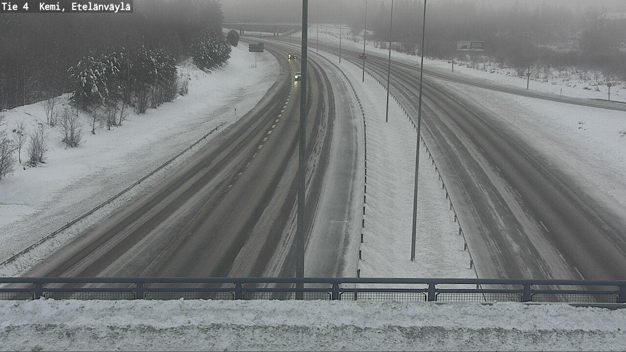 Weather Camera Image Väg 4 Kemi, Etelänväylä, Kemi, Lappi