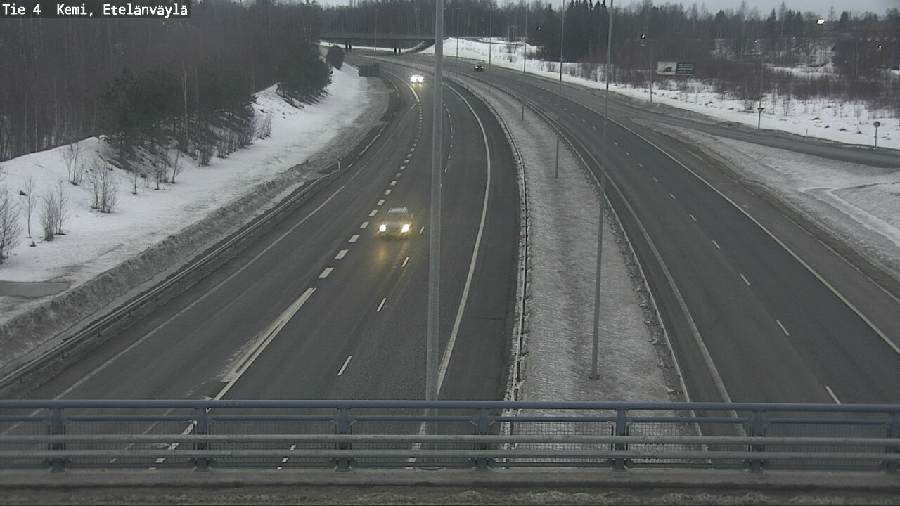 Kelikamerat Kuva Tie 4 Kemi, Etelänväylä, Kemi, Lappi
