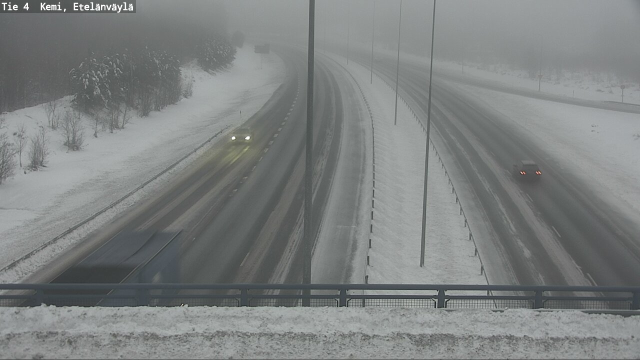 Weather Camera Image Väg 4 Kemi, Etelänväylä, Kemi, Lappi