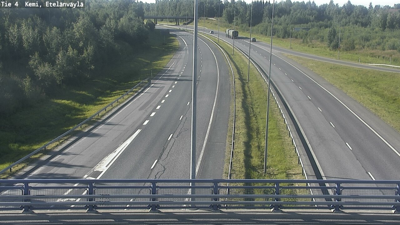 Weather Camera Image Road 4 Kemi, Etelänväylä, Kemi, Lappi