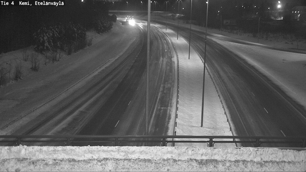 Weather Camera Image Road 4 Kemi, Etelänväylä, Kemi, Lappi