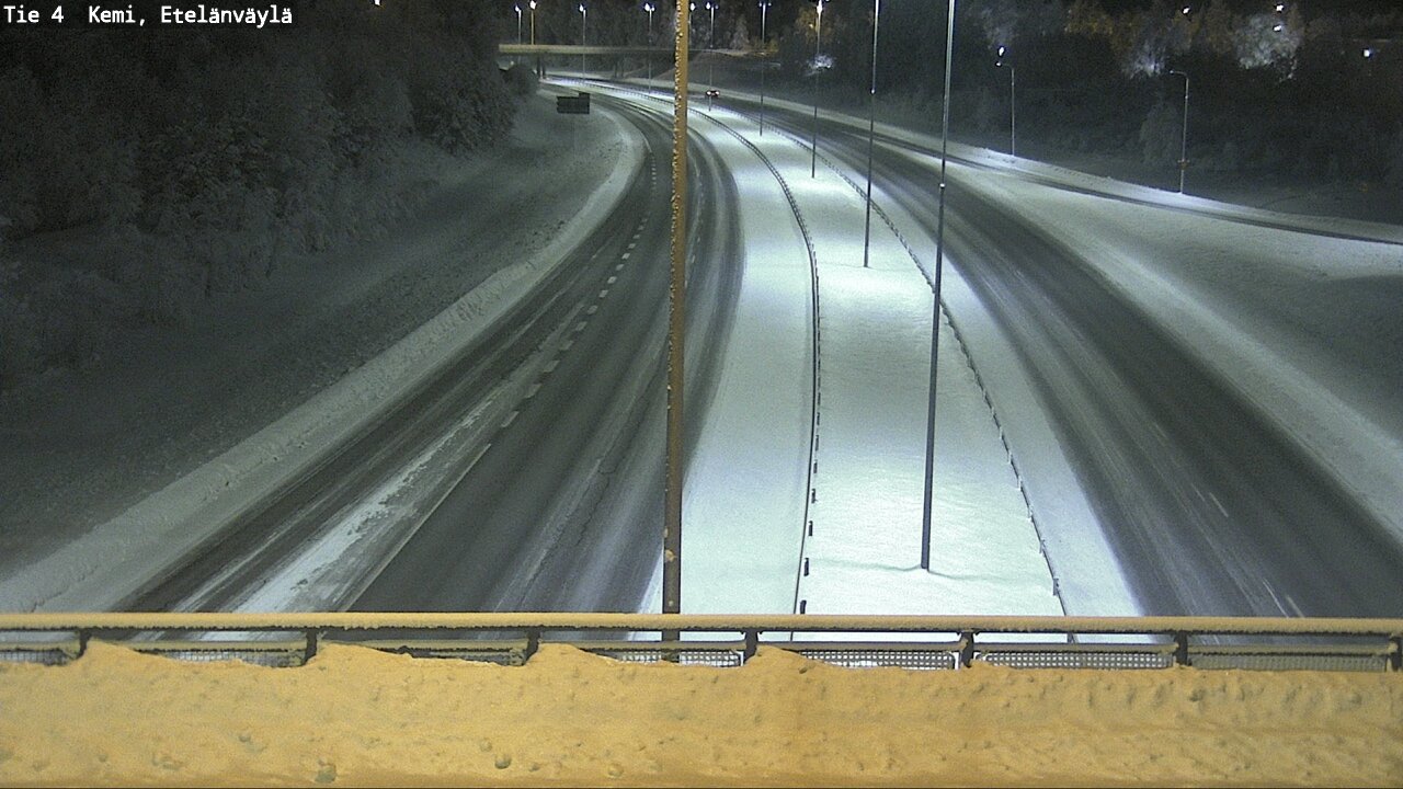 Kelikamerat Kuva Tie 4 Kemi, Etelänväylä, Kemi, Lappi
