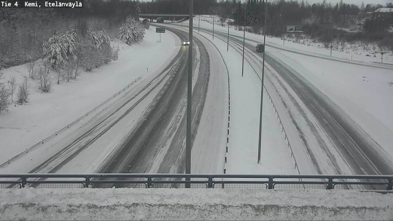 Kelikamerat Kuva Tie 4 Kemi, Etelänväylä, Kemi, Lappi