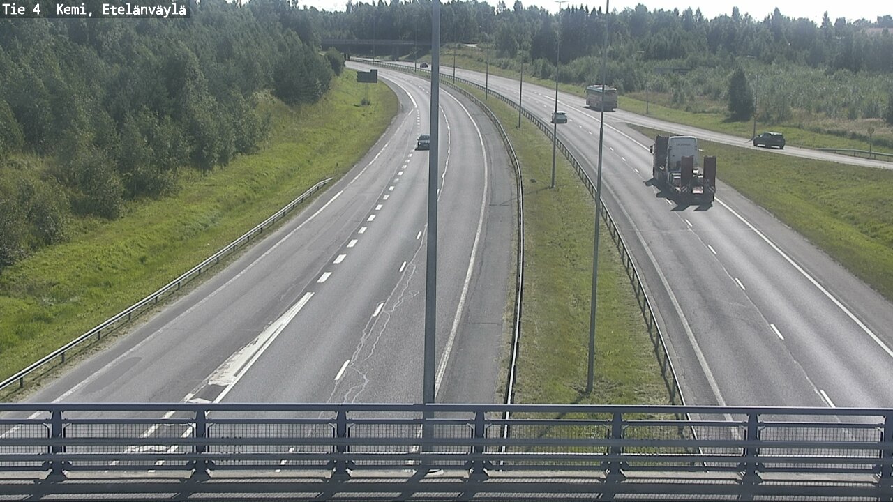 Kelikamerat Kuva Tie 4 Kemi, Etelänväylä, Kemi, Lappi