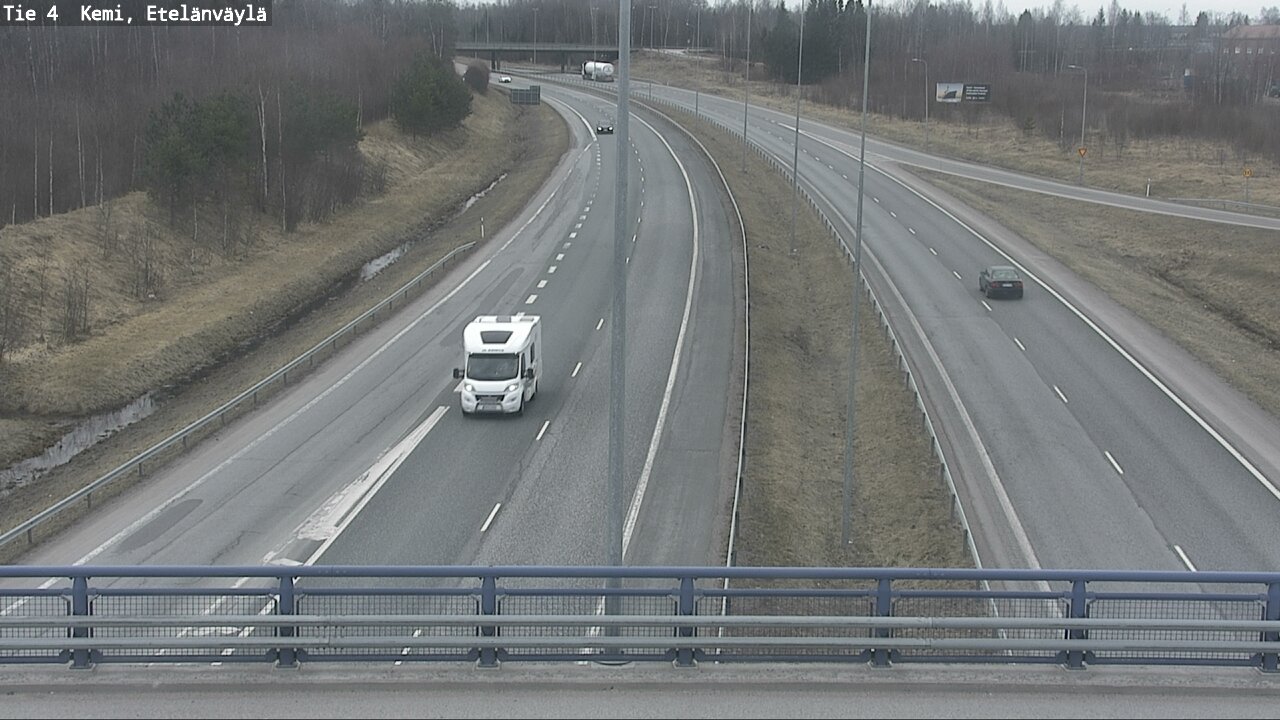 Weather Camera Image Road 4 Kemi, Etelänväylä, Kemi, Lappi