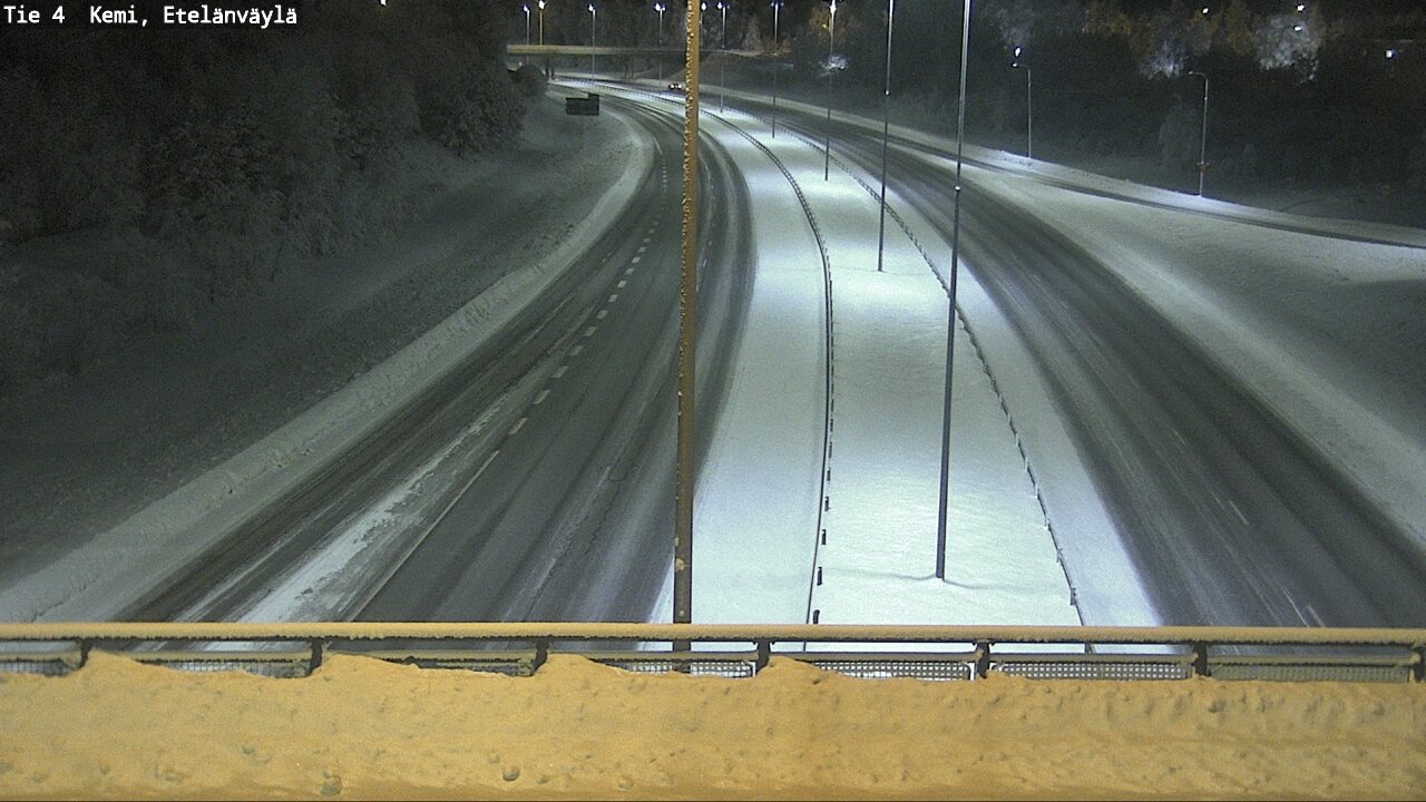 Kelikamerat Kuva Tie 4 Kemi, Etelänväylä, Kemi, Lappi