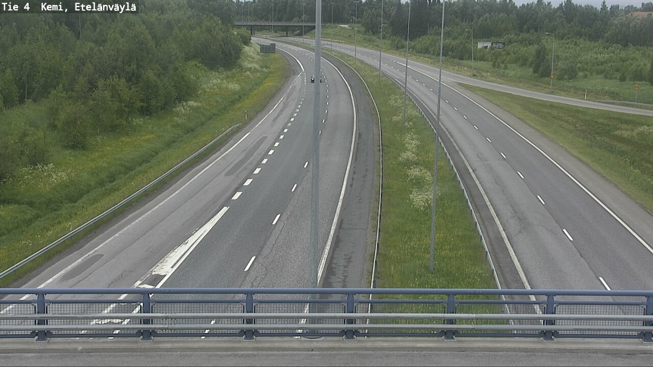Weather Camera Image Väg 4 Kemi, Etelänväylä, Kemi, Lappi