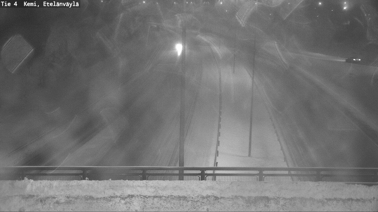 Weather Camera Image Road 4 Kemi, Etelänväylä, Kemi, Lappi