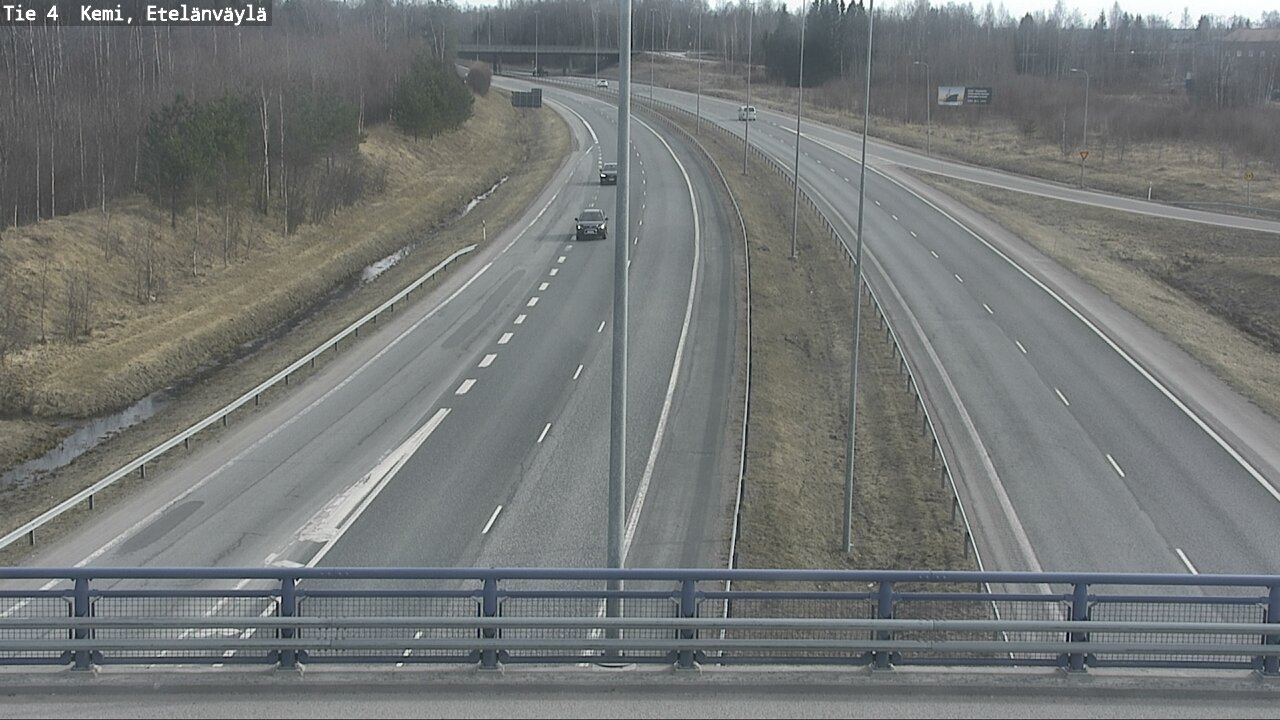 Weather Camera Image Väg 4 Kemi, Etelänväylä, Kemi, Lappi