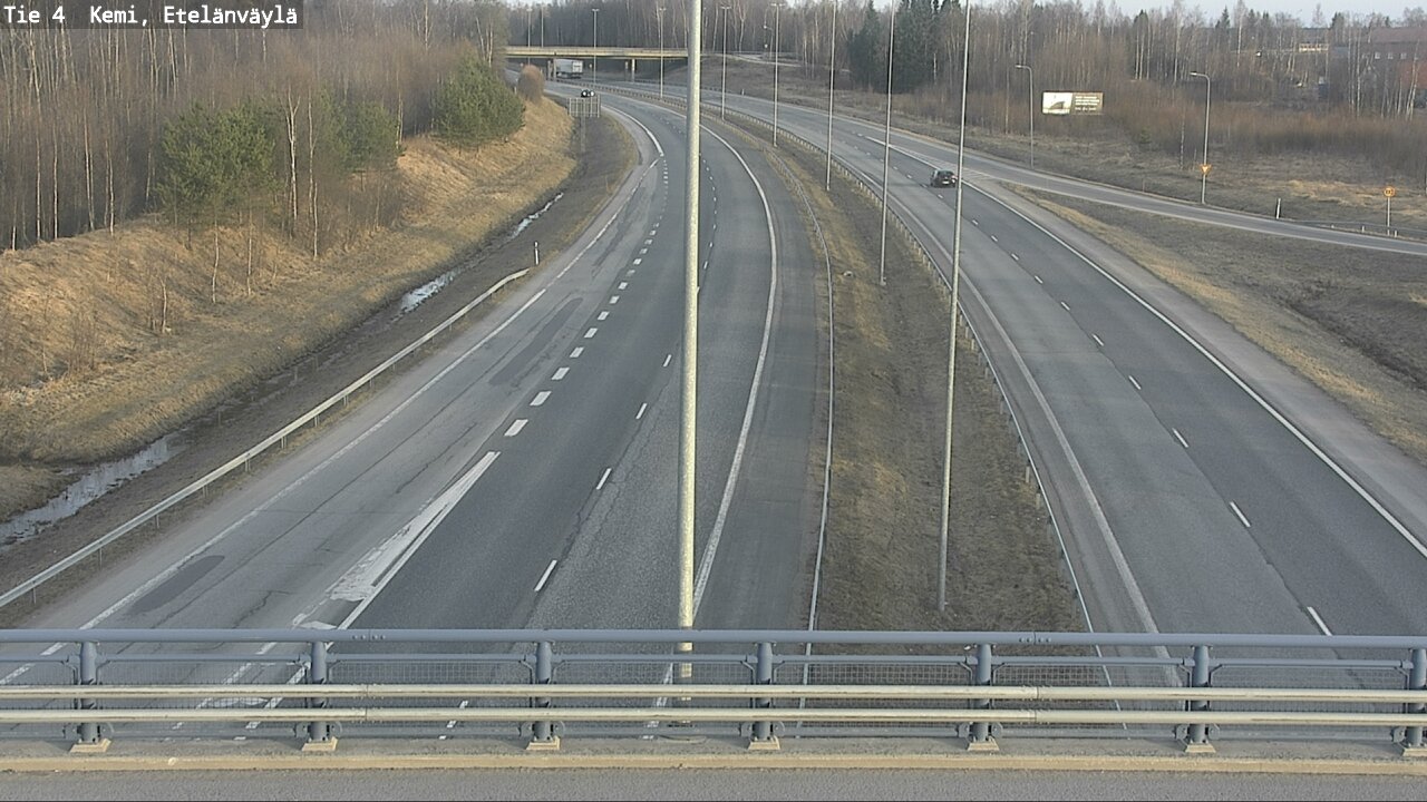 Weather Camera Image Väg 4 Kemi, Etelänväylä, Kemi, Lappi