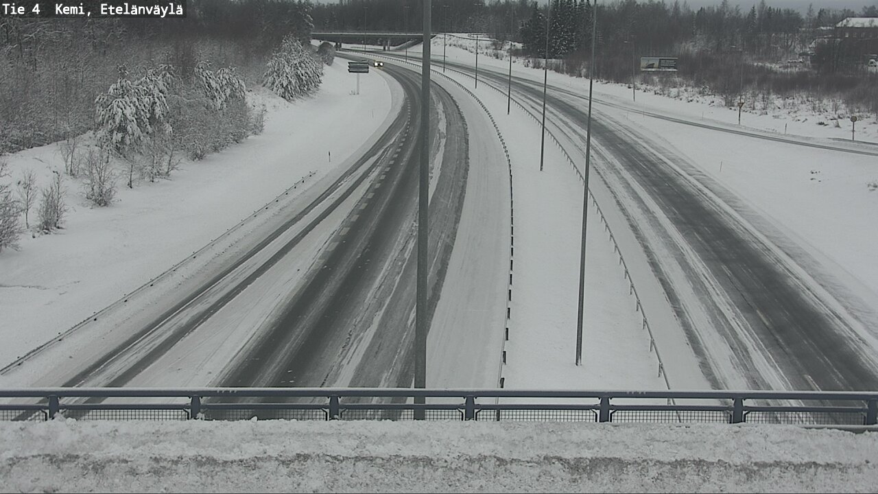 Kelikamerat Kuva Tie 4 Kemi, Etelänväylä, Kemi, Lappi