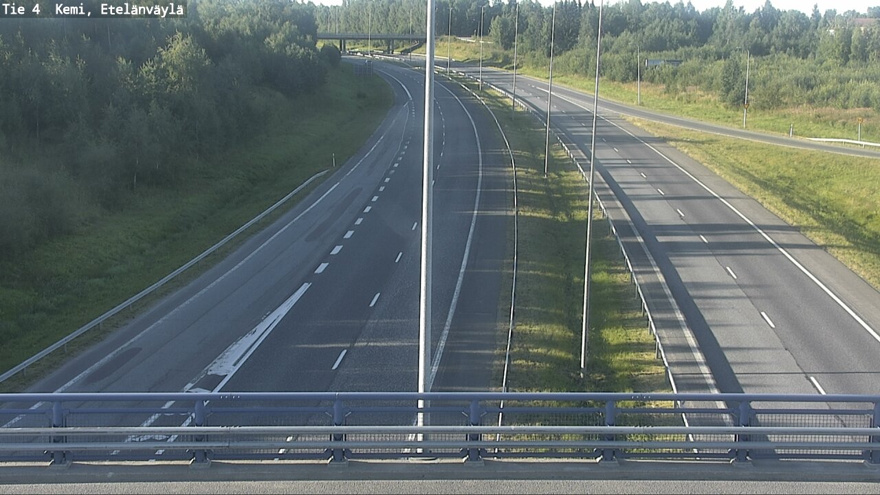 Weather Camera Image Road 4 Kemi, Etelänväylä, Kemi, Lappi