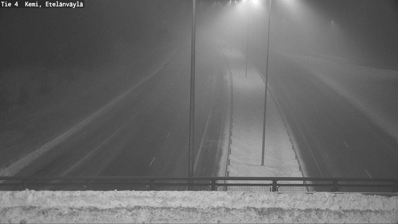 Weather Camera Image Road 4 Kemi, Etelänväylä, Kemi, Lappi