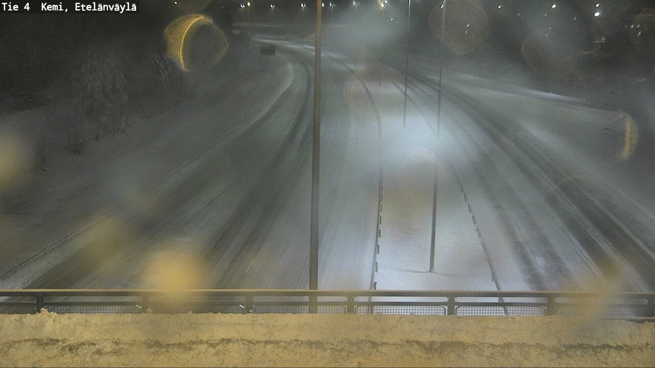 Weather Camera Image Road 4 Kemi, Etelänväylä, Kemi, Lappi