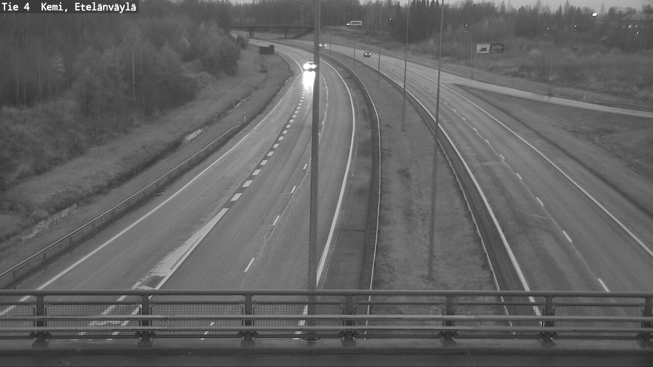 Weather Camera Image Road 4 Kemi, Etelänväylä, Kemi, Lappi