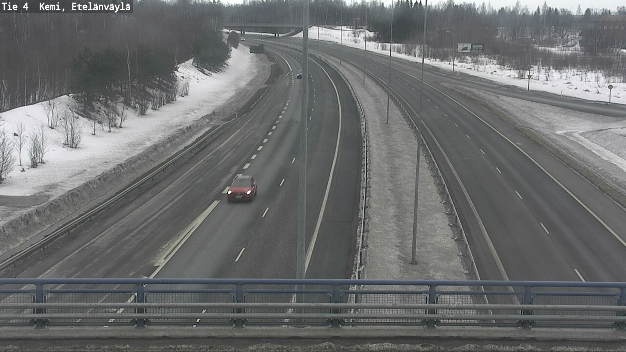 Weather Camera Image Road 4 Kemi, Etelänväylä, Kemi, Lappi