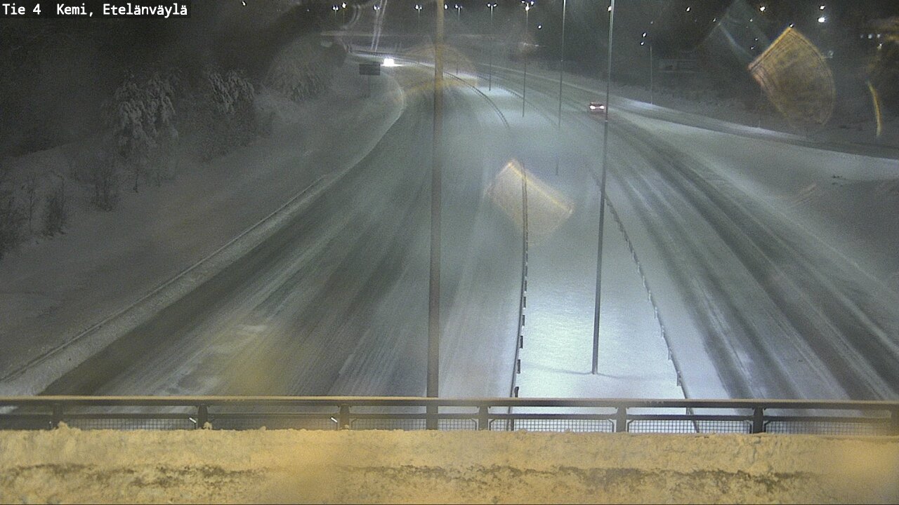 Weather Camera Image Road 4 Kemi, Etelänväylä, Kemi, Lappi