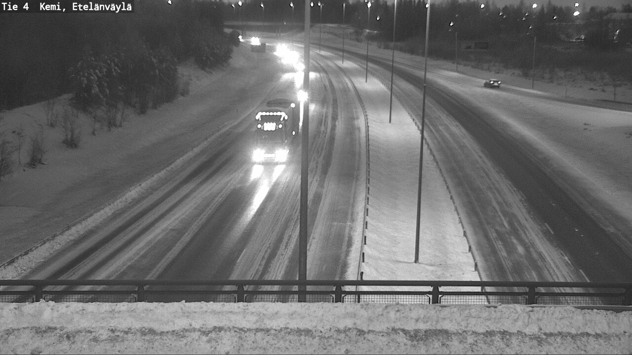 Weather Camera Image Väg 4 Kemi, Etelänväylä, Kemi, Lappi