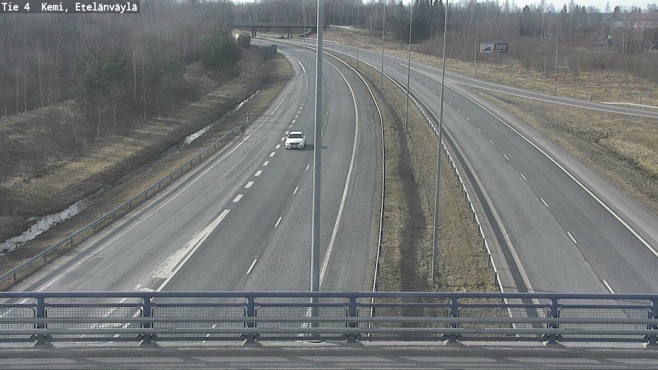 Weather Camera Image Väg 4 Kemi, Etelänväylä, Kemi, Lappi