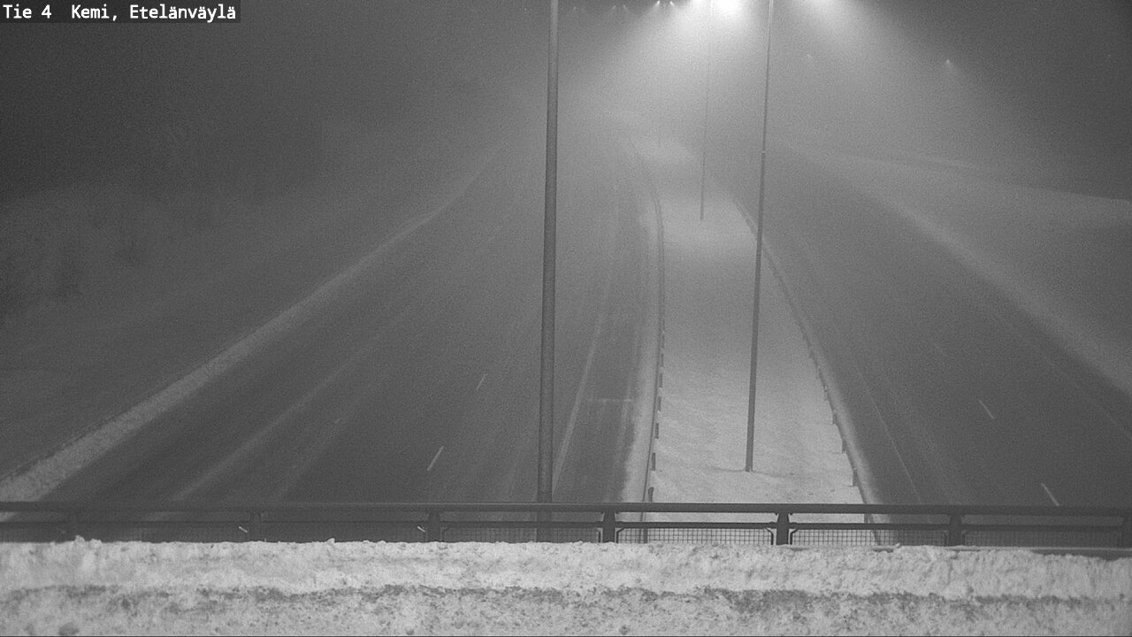 Weather Camera Image Road 4 Kemi, Etelänväylä, Kemi, Lappi