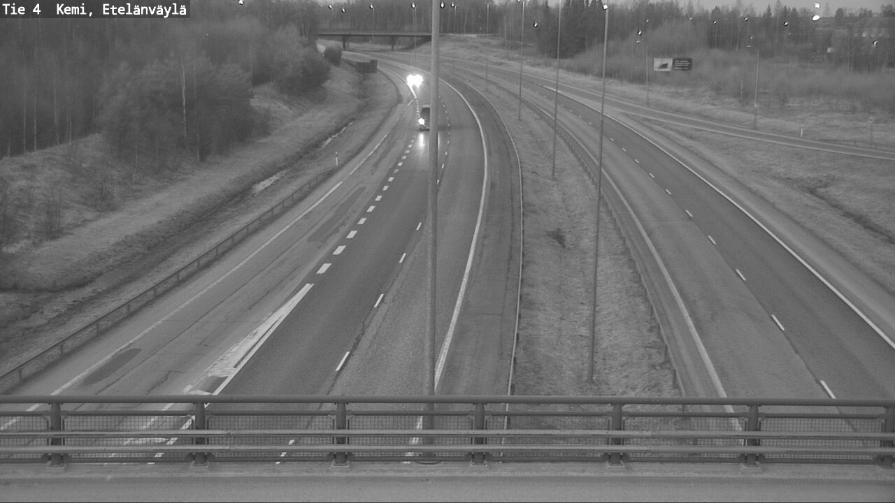 Weather Camera Image Väg 4 Kemi, Etelänväylä, Kemi, Lappi