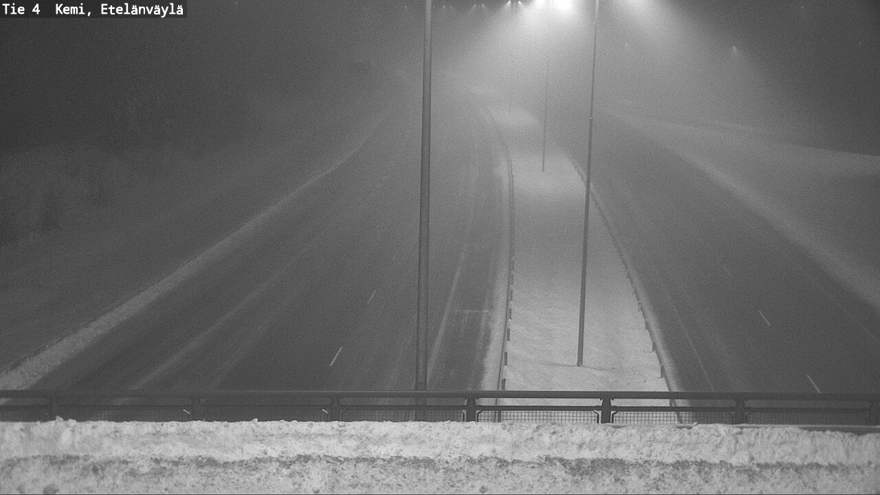 Weather Camera Image Road 4 Kemi, Etelänväylä, Kemi, Lappi