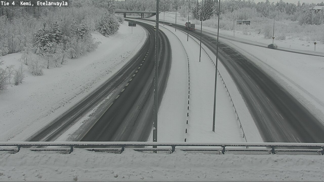Kelikamerat Kuva Tie 4 Kemi, Etelänväylä, Kemi, Lappi