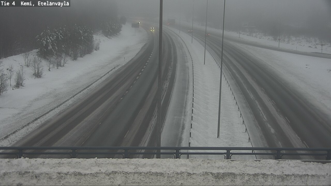 Weather Camera Image Väg 4 Kemi, Etelänväylä, Kemi, Lappi