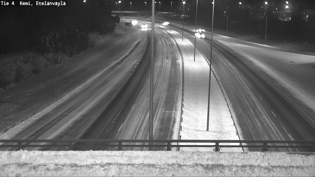 Weather Camera Image Road 4 Kemi, Etelänväylä, Kemi, Lappi