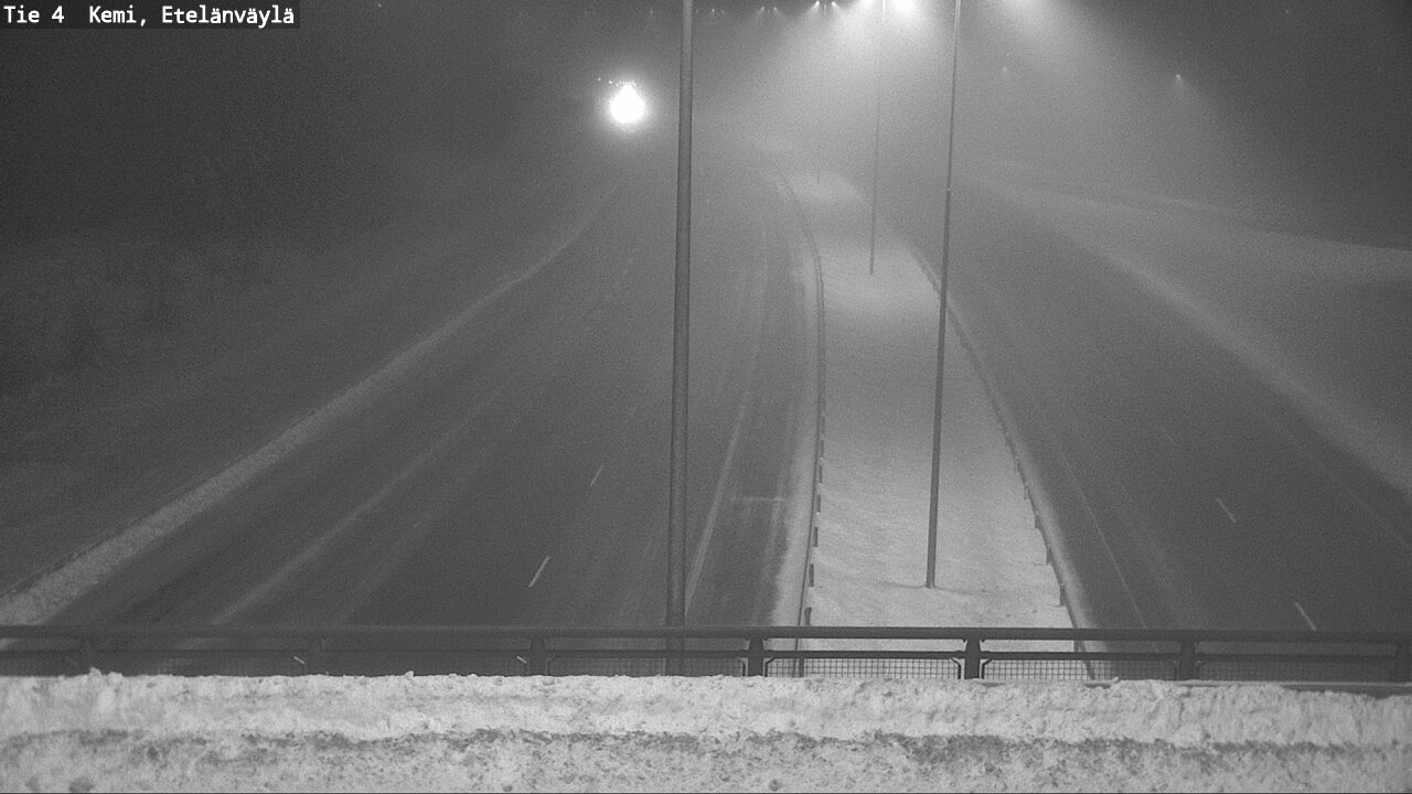 Weather Camera Image Road 4 Kemi, Etelänväylä, Kemi, Lappi