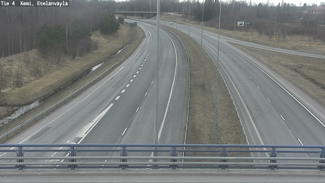 Weather Camera Image Road 4 Kemi, Etelänväylä, Kemi, Lappi