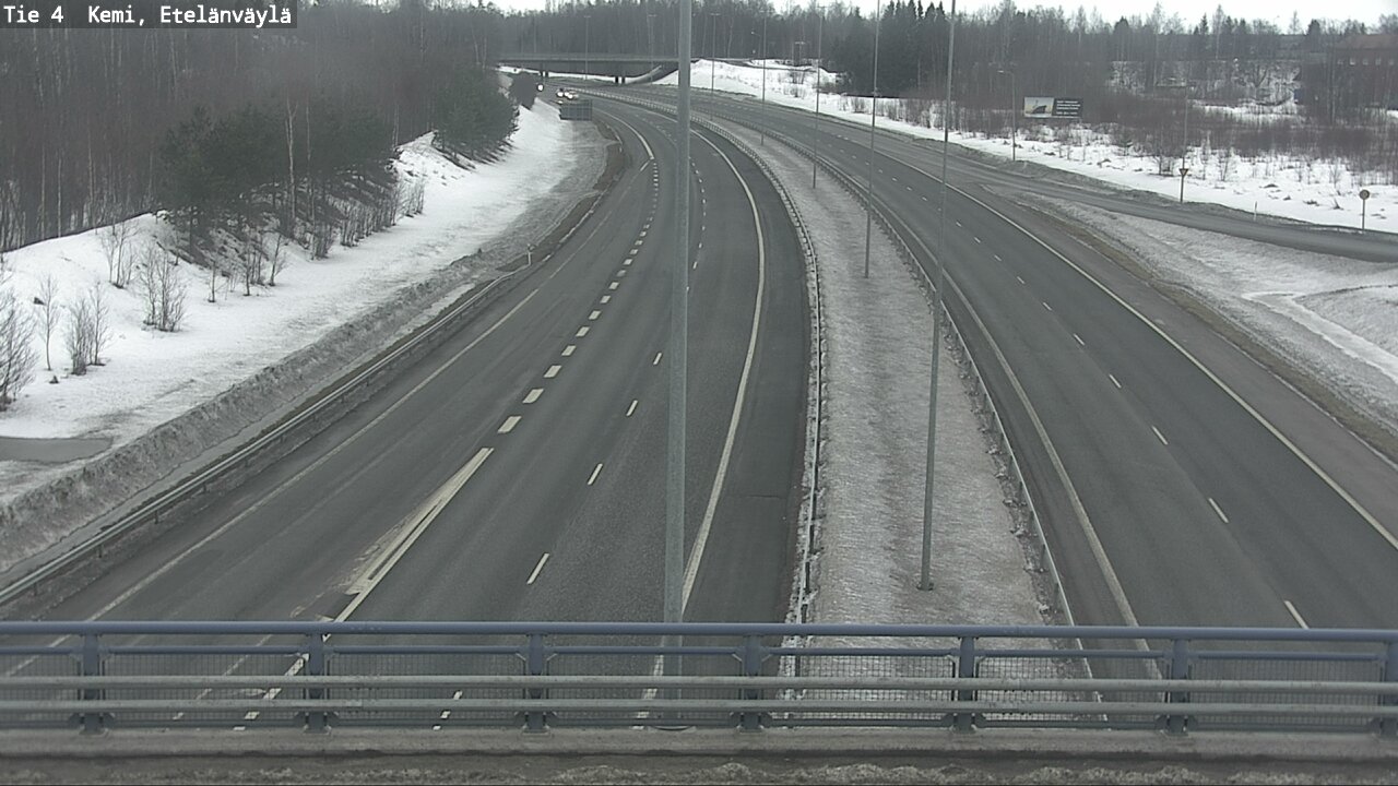Kelikamerat Kuva Tie 4 Kemi, Etelänväylä, Kemi, Lappi