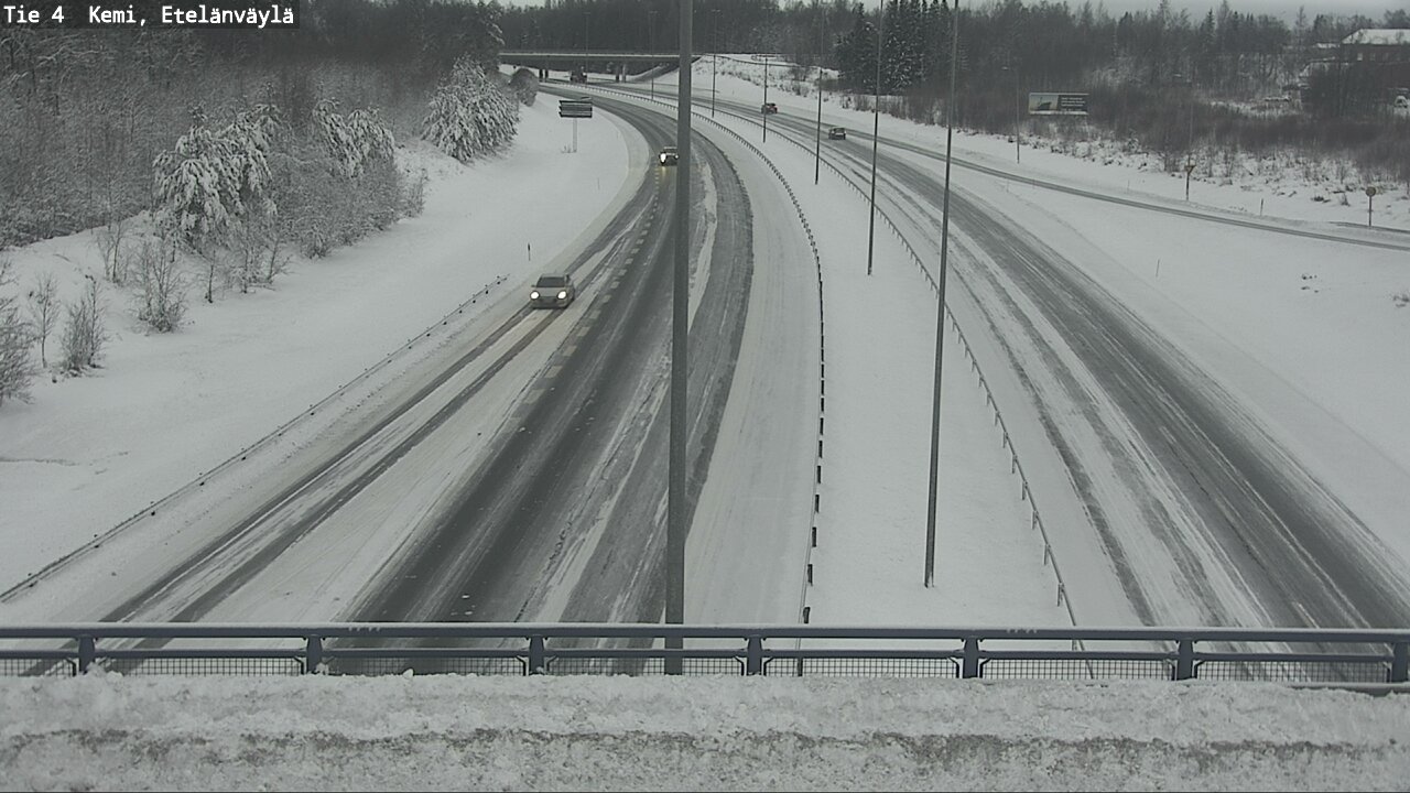 Kelikamerat Kuva Tie 4 Kemi, Etelänväylä, Kemi, Lappi
