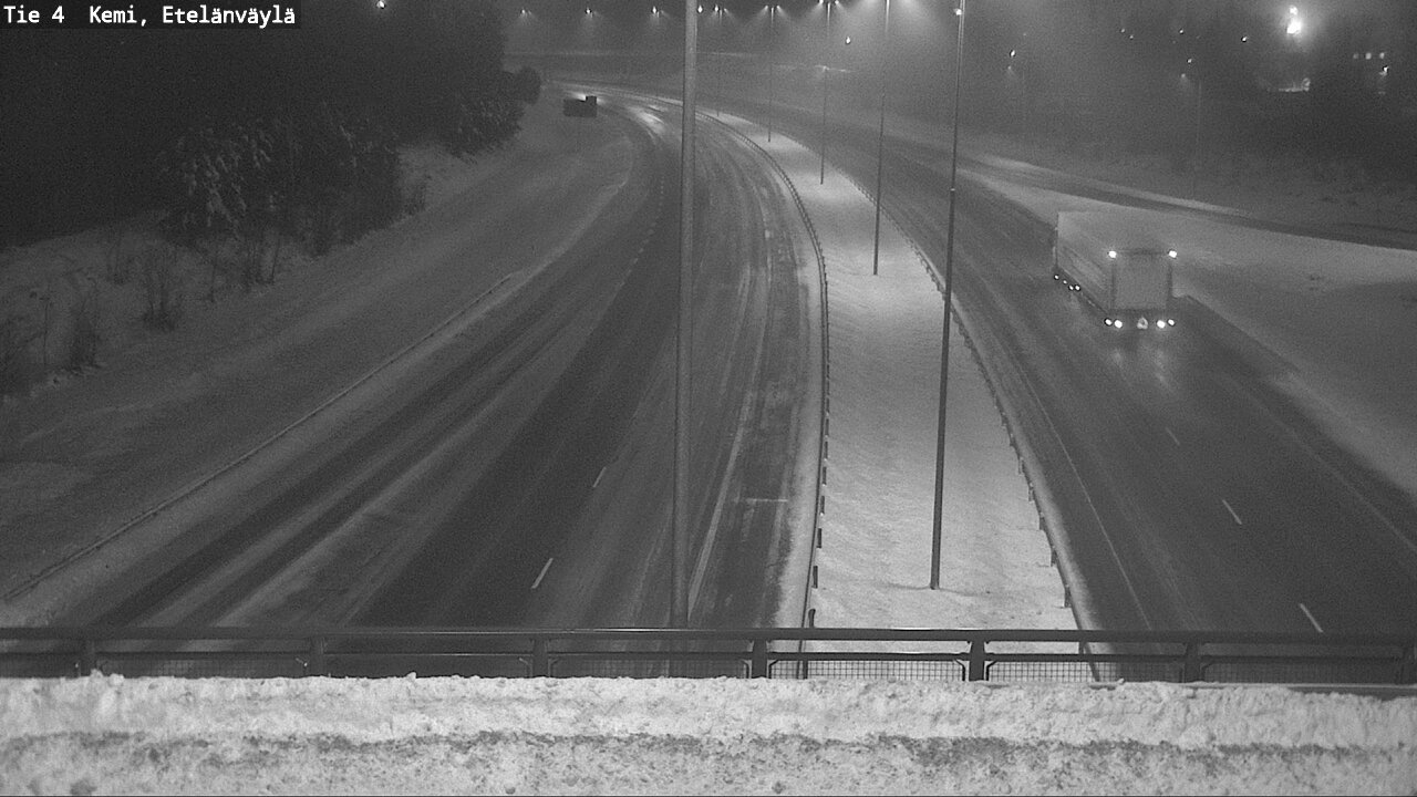 Weather Camera Image Road 4 Kemi, Etelänväylä, Kemi, Lappi