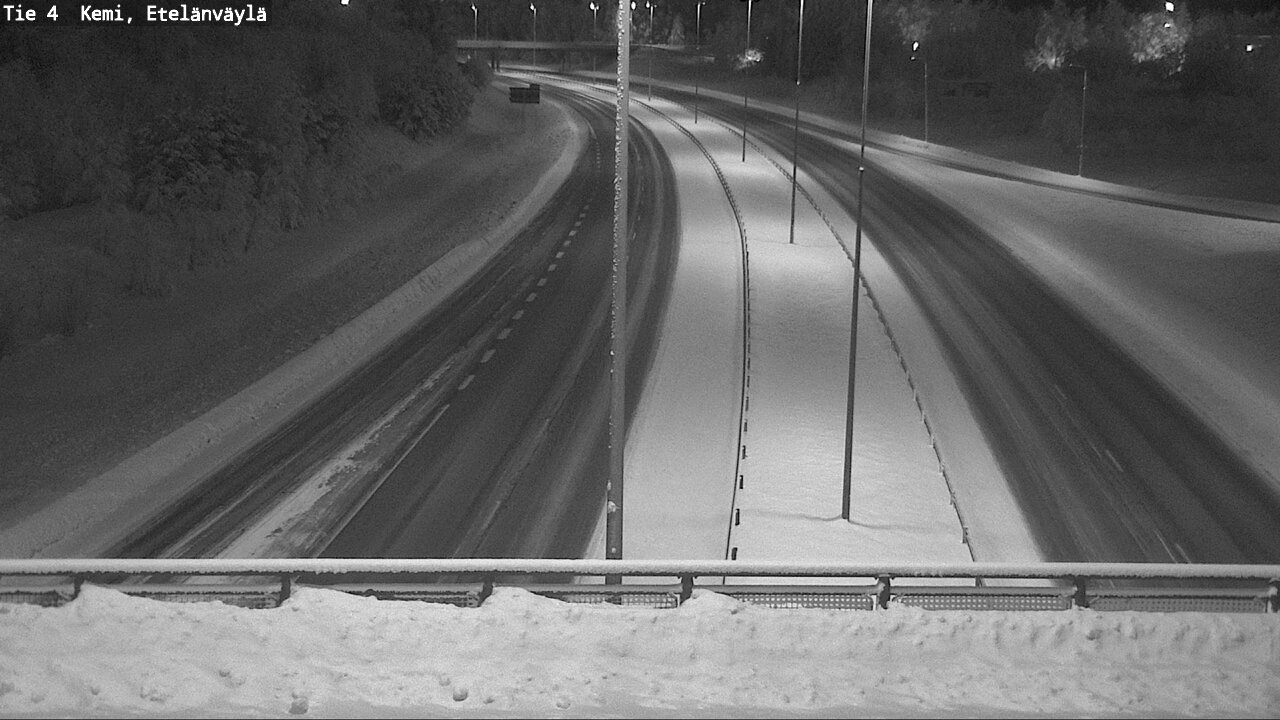 Kelikamerat Kuva Tie 4 Kemi, Etelänväylä, Kemi, Lappi